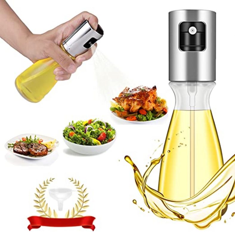 Oil Sprayer for Cooking, Olive Oil Sprayer Mister for $6