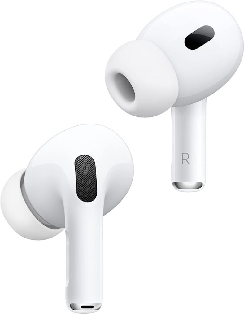 Apple AirPods Pro (2nd Generation) Wireless Earbuds, Up to 2X More Active Noise Cancelling