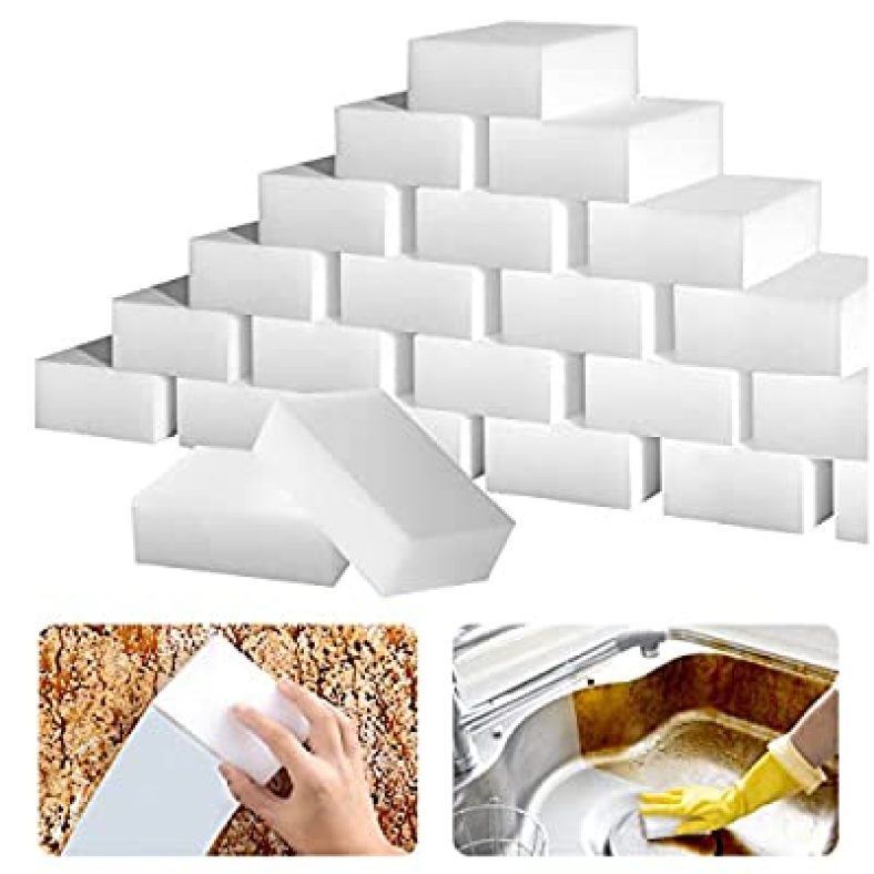 Magic Sponge Eraser, 25Pack Durable Melamine Foam Sponge Pads