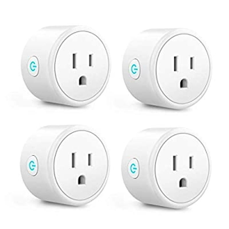 4pk Alexa Smart Plugs Mini Bluetooth WIFI Smart Socket Switch Works W/ Alexa Echo
