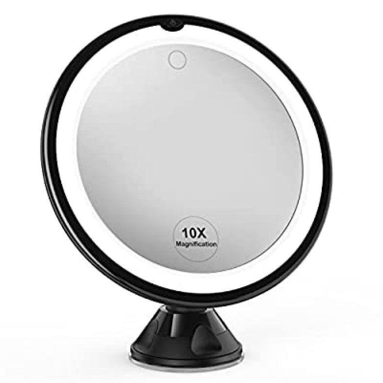 Upgraded 10x Magnifying Lighted Makeup Mirror with Touch Control