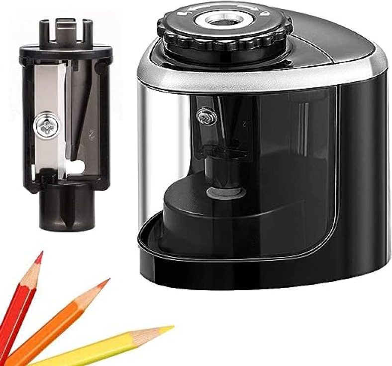 Pencil Sharpener Electric Pencil Sharpeners, Portable Pencil Sharpener Kids