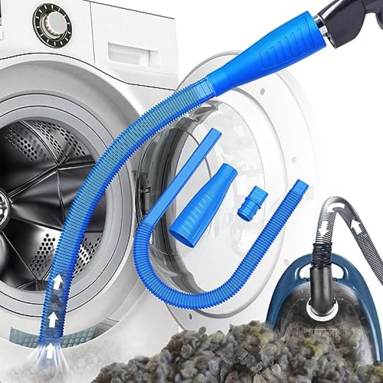 Dryer Vent Cleaner Kit, Dryer Lint Vacuum Attachment Universal Lint Trap Vacuum Attachment