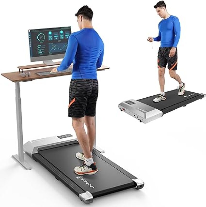 Walking Pad, Treadmills for Home/Office 2 in 1 Under Desk Treadmill, Walking Treadmill