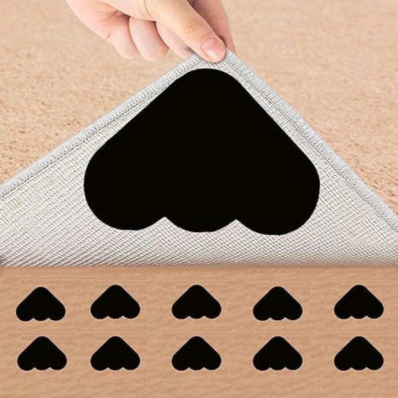 10PCS Rug Grippers?Non Slip Rug Pads?Reusable and Washable Rug Gripper for Area Rugs,Carpet Pads