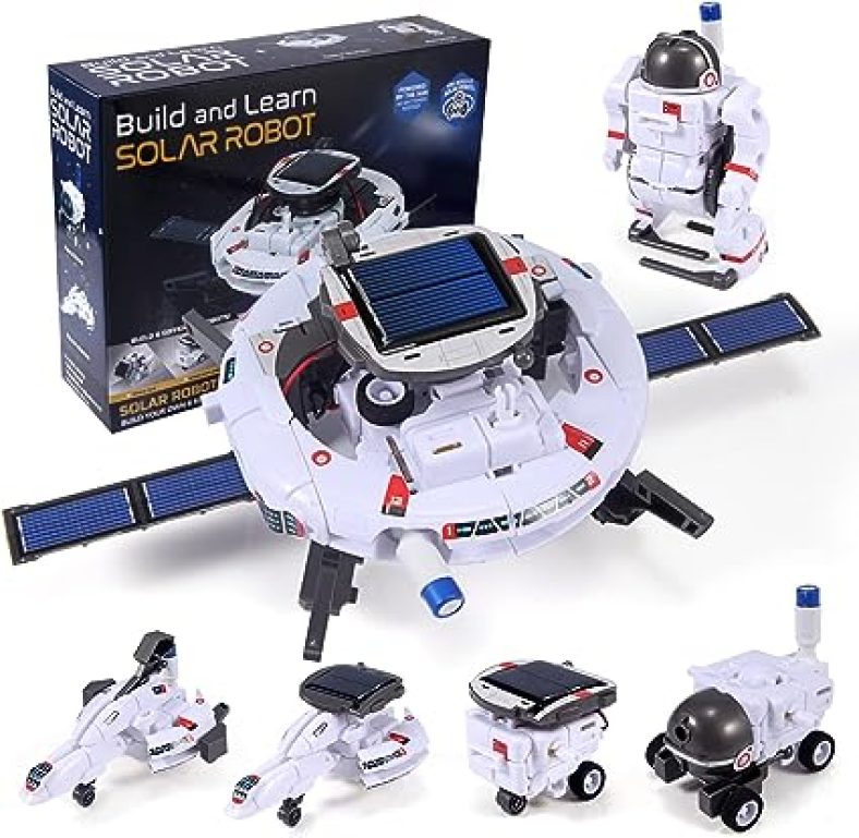 120Pcs STEM Projects Toys for Kids Ages 8-12, Solar Robot Science Kits