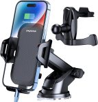 Car Phone Holder Mount  [Bumpy Roads Friendly] Phone Mount for Car Dashboard Windshield