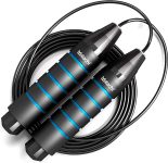 Jump Rope,Tangle-Free Ball Bearing Speed Rope Cable Skipping Rope,Adjustable Jumping Rope