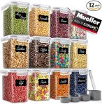 Mueller Airtight Food Storage Container Set with Lids  12-Piece, Kitchen & Pantry Organization