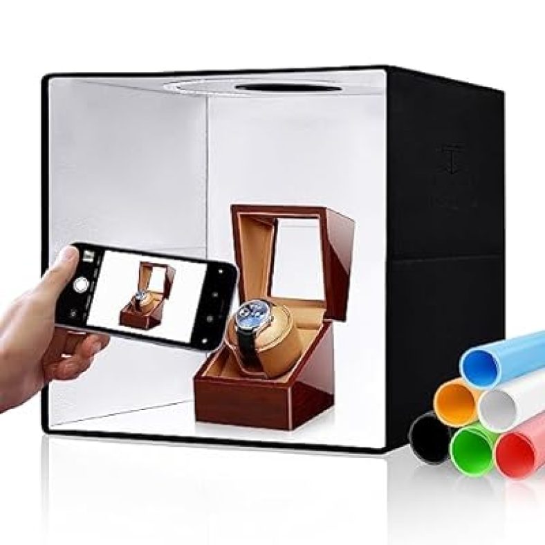 Photo Light Box 10?x10? 96 LED Folding Light Box Photography CRI ?97 Photo Studio Light Box