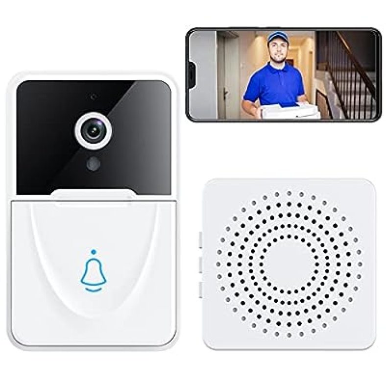 Smart Doorbell Smart Wireless Remote Video, Home Intercom HD Night Vision WiFi Security Door Doorbell