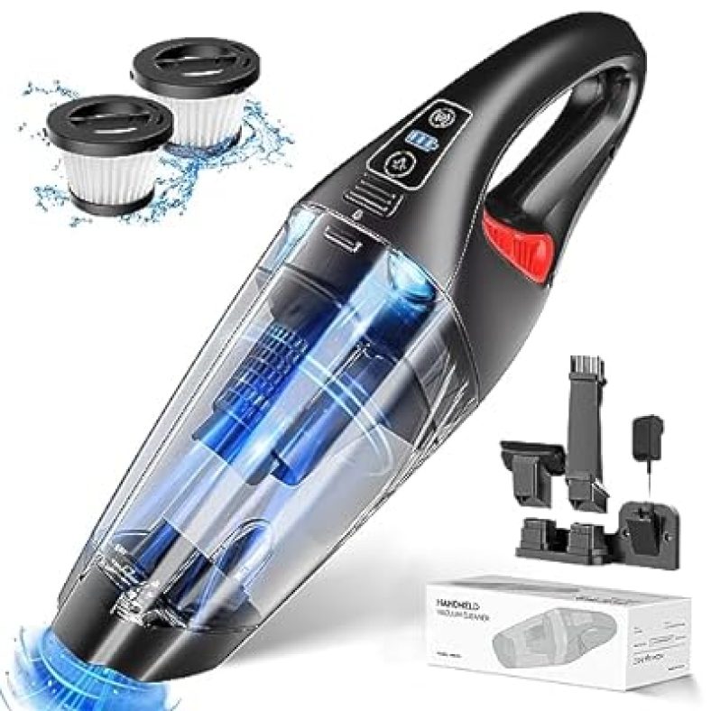 IMINSO Handheld Vacuum Cordless Hand Vacuum with 9000PA/LED