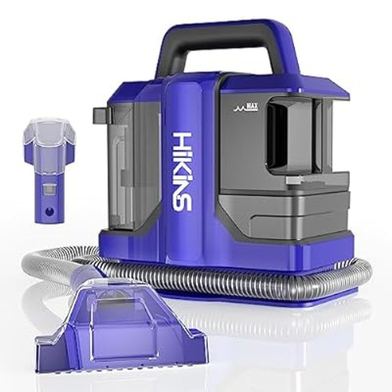 HiKiNS Portable Carpet Cleaner Machine  Upholstery Cleaner Stain Remover