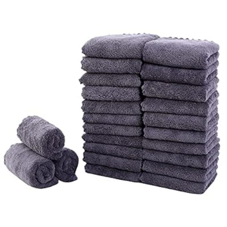 24 Pack Kitchen Dishcloths  Does Not Shed Fluff  No Odor Reusable Dish Towels, Premium Dish cloths