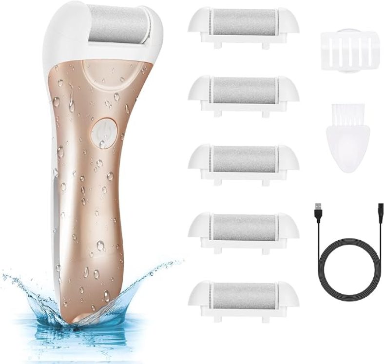 Callus Remover for Feet, Electric Foot File Callus Removers Rechargeable Waterproof