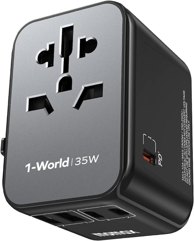 International Plug Adapter, PD 35W(Single Port) Travel Power Adapter