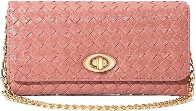 Small Crossbody Bags for Women, Leather Clutch Wallet PU Shoulder Bag Purse