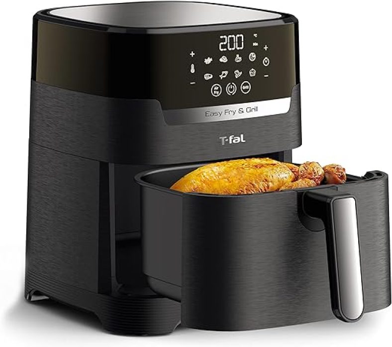 T-fal Air Fryer & Grill Combo Digital, 2-in-1, 4.4 Qrt