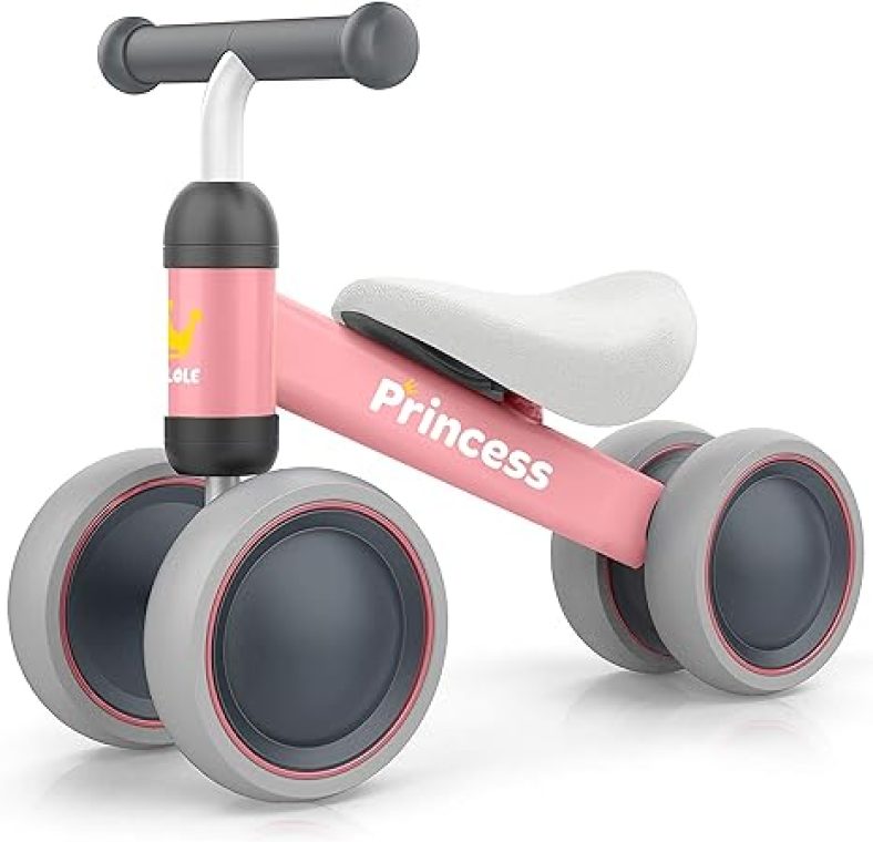Balance Bike for 1 Year Old Girl Gifts Pre-School First Bike and 1st Birthday Gifts  Train Your Baby