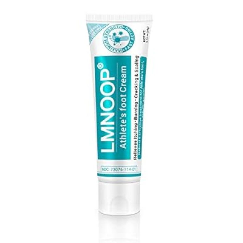 LMNOOP Athletes Foot Treatment Cream, Maximum Strength for Athletes Foot (Tinea Pedis), Itching