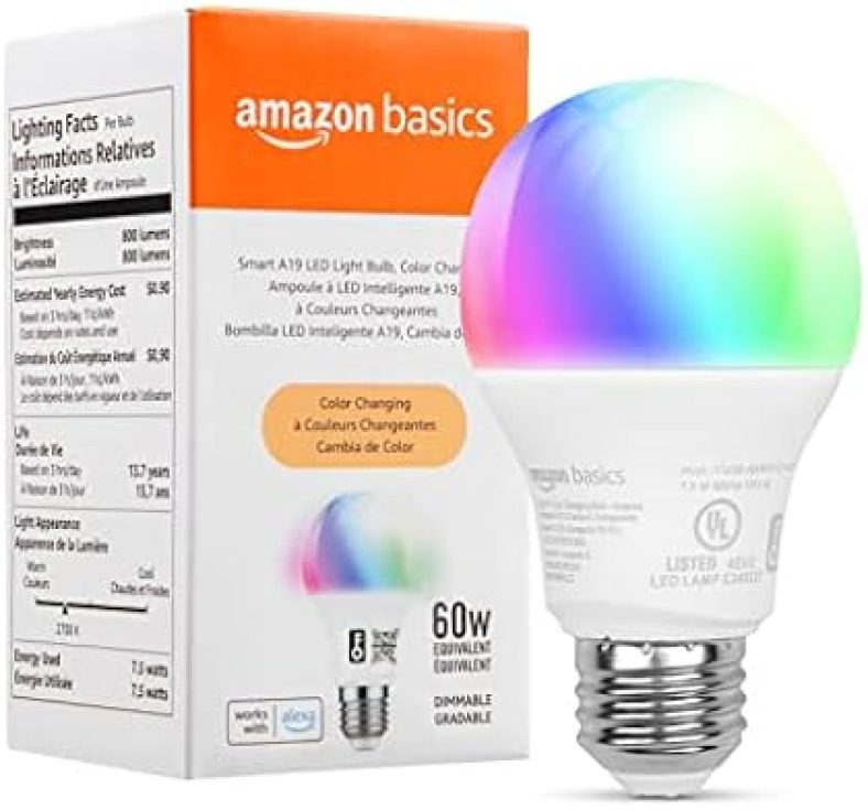 Cyber Monday Deal!!20% off(Amazon Basics Smart Color BulbAmazon Basics Smart Color Bulb)