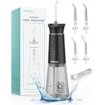 Water Dental Flosser Cordless with Magnetic Charging for Teeth Cleaning