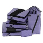 Compression Packing Cubes for Suitcases, UNTIFUL 6 Set Travel Organizer Cubes