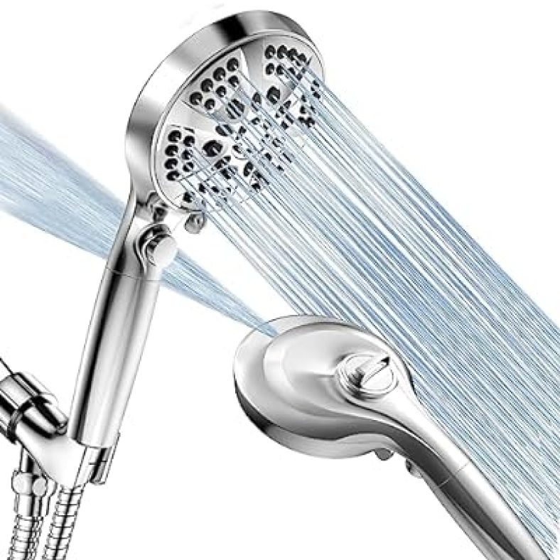 10-Mode Spray High Pressure Shower Handheld, Detachable Filtered Shower Head