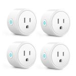 4pk Alexa Smart Plugs  Mini Bluetooth WIFI Smart Socket Switch Works W/ Alexa Echo