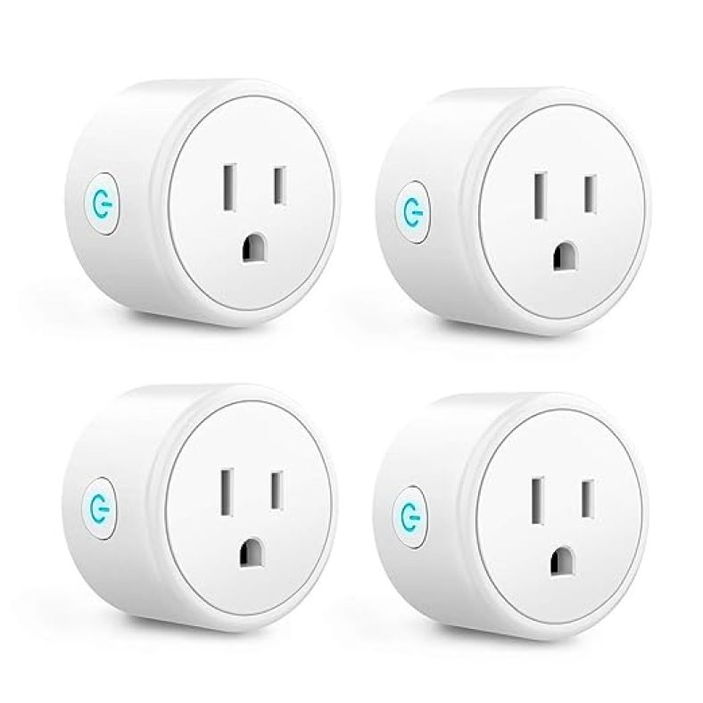 4pk Alexa Smart Plugs Mini Bluetooth WIFI Smart Socket Switch Works W/ Alexa Echo