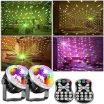 2Pack Disco Ball Lights,Party Lights, Star Projector for Parties, Room Bedroom Décor