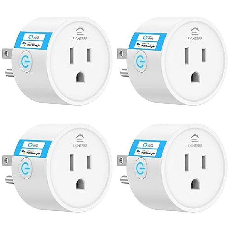 4Pk Smart Plug, Alexa Smart Plugs That Work with Alexa and Google Home
