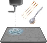 Under Sink Mats for Kitchen Waterproof, BBYUS Under Sink Mat 34? X 22?