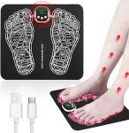 EMS Foot Massager Mat Foot Massager Pad Foldable Feet and Calves Massage Machine
