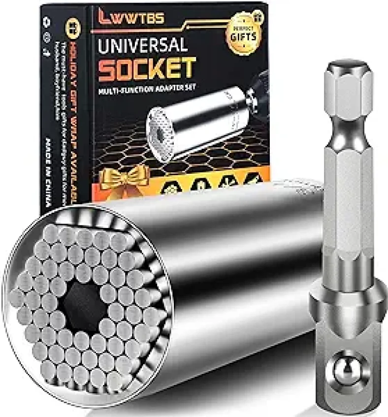 Super Universal Socket Tools Gifts, Universal Socket Power Drill Adapter(7-19 MM)