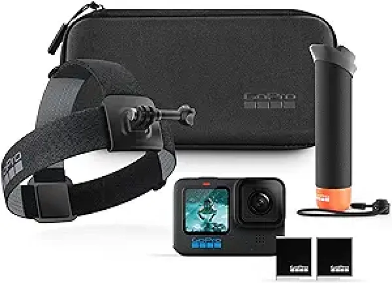 GoPro HERO12 Black + Accessories Bundle, Includes Handler + Head Strap 2.0 + Enduro Battery + Case $350 ($450) [Black Friday Deal]
