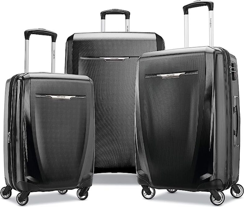 3pc Samsonite Winfield 3 DLX Hardside Expandable Luggage with Spinners