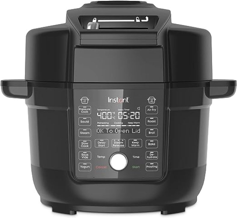 Instant Pot Duo Crisp Ultimate Lid, 13-in-1 Air Fryer and Pressure Cooker Combo