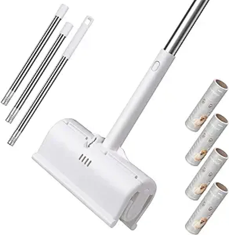 Large Lint Rollers with Dust-Proof Cover,Extra Sticky Lint Roller for Pet Dog Hair