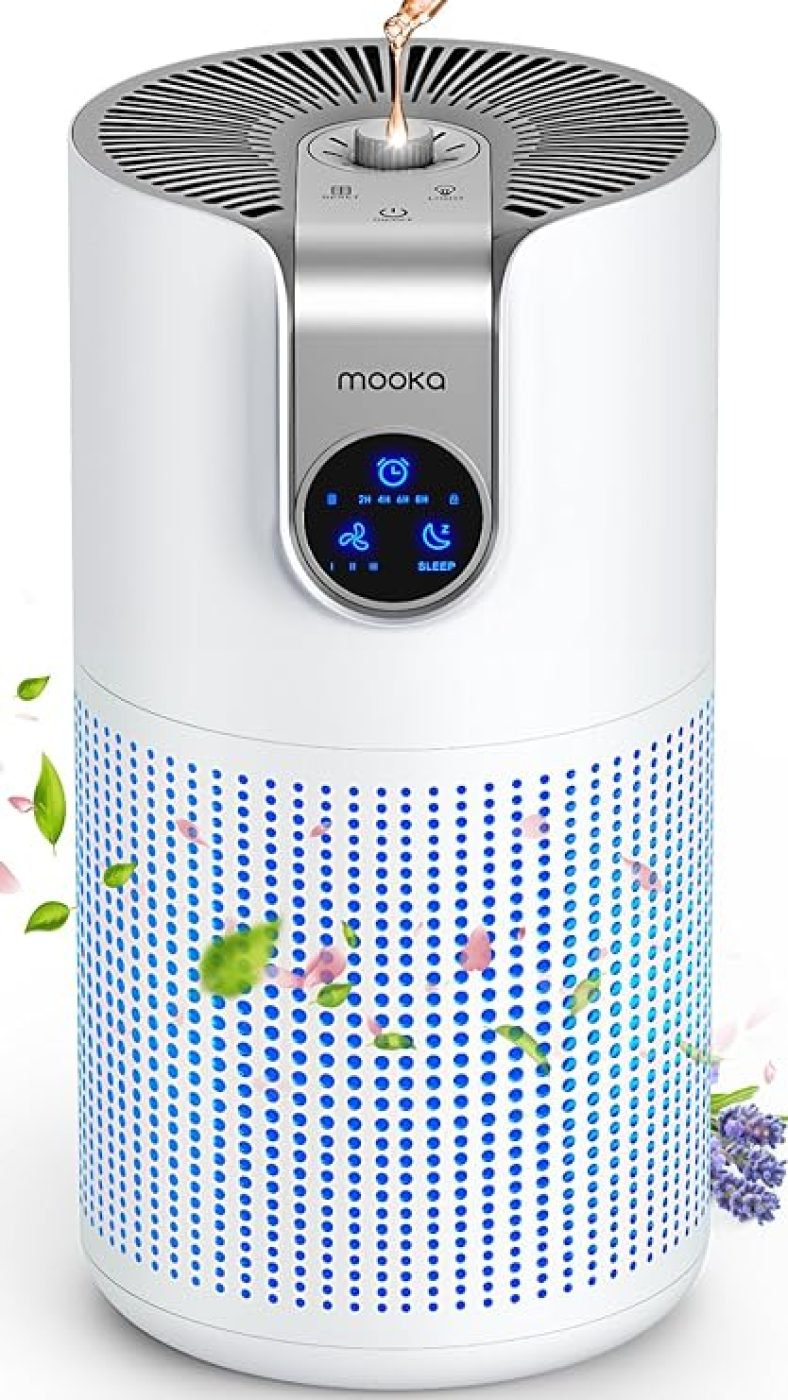 Air Purifiers for Home Large Room Up to 1500ft² with Aromatherapy, HEPA Air Purifier