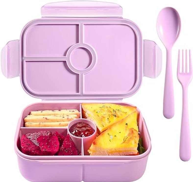 Bento Box for Kids,Lunch Containers for Kids with 4 Compartments