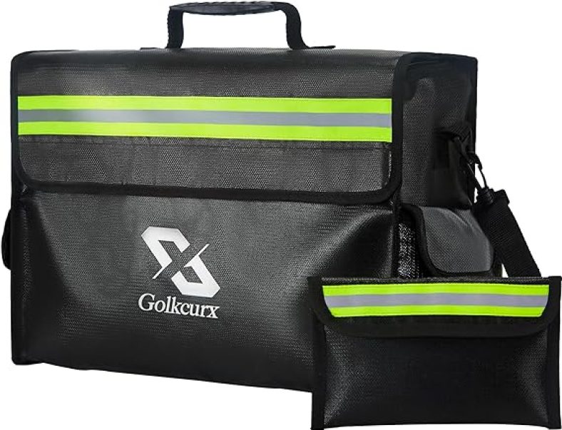 Fireproof Document Bag Waterproof Bag Fireproof Document Box Fireproof Money Bag