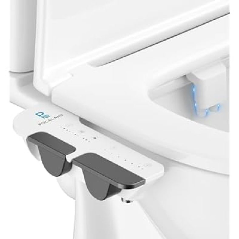 Ultra-Slim 3-in1 Bidet, Self-Cleaning, Posterior&Feminine Wash-(Retractable Dual Nozzles)