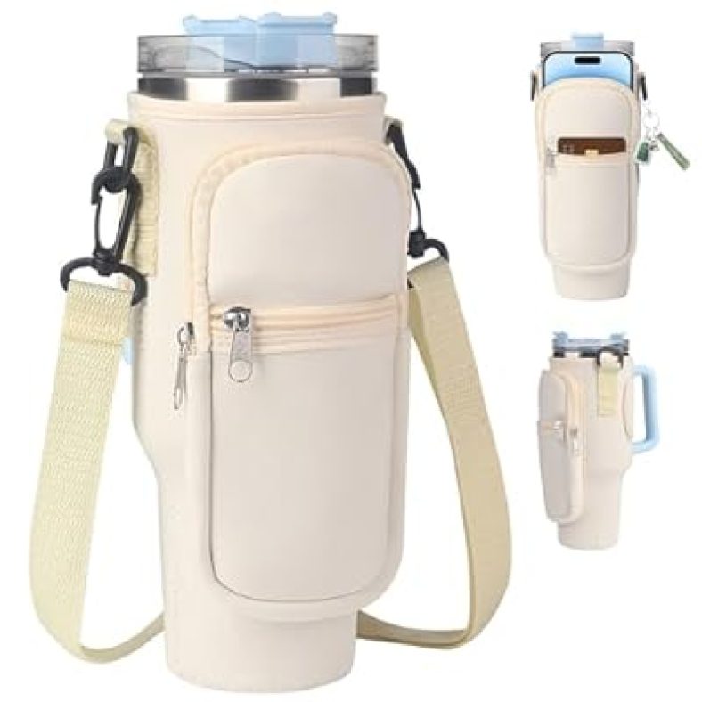 Water Bottle Carrier Bag for Stanley 40oz Tumbler with Handle