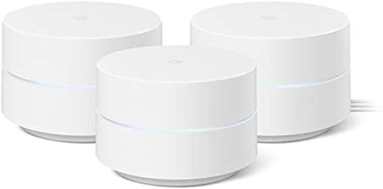 Google Wifi AC1200 Mesh WiFi System Wifi Router 4500 Sq Ft Coverage 3 pack