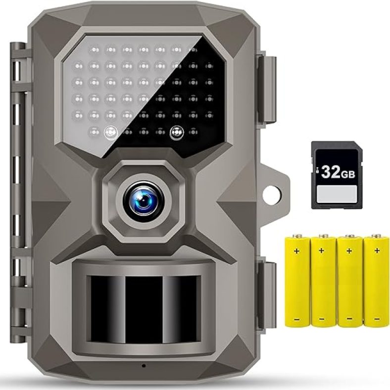 Trail Game Camera  1520P 24MP Hunting Camera with Night Vision 0.1s Trigger Motion Activated