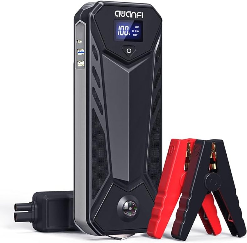 Jump Starter 3000A, Battery Jump Starter Portable Jump Starter Battery Pack 12V