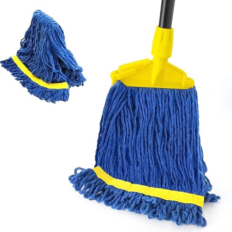 Commercial String Mop for Floor Cleaning Heavy Duty, 57 inches