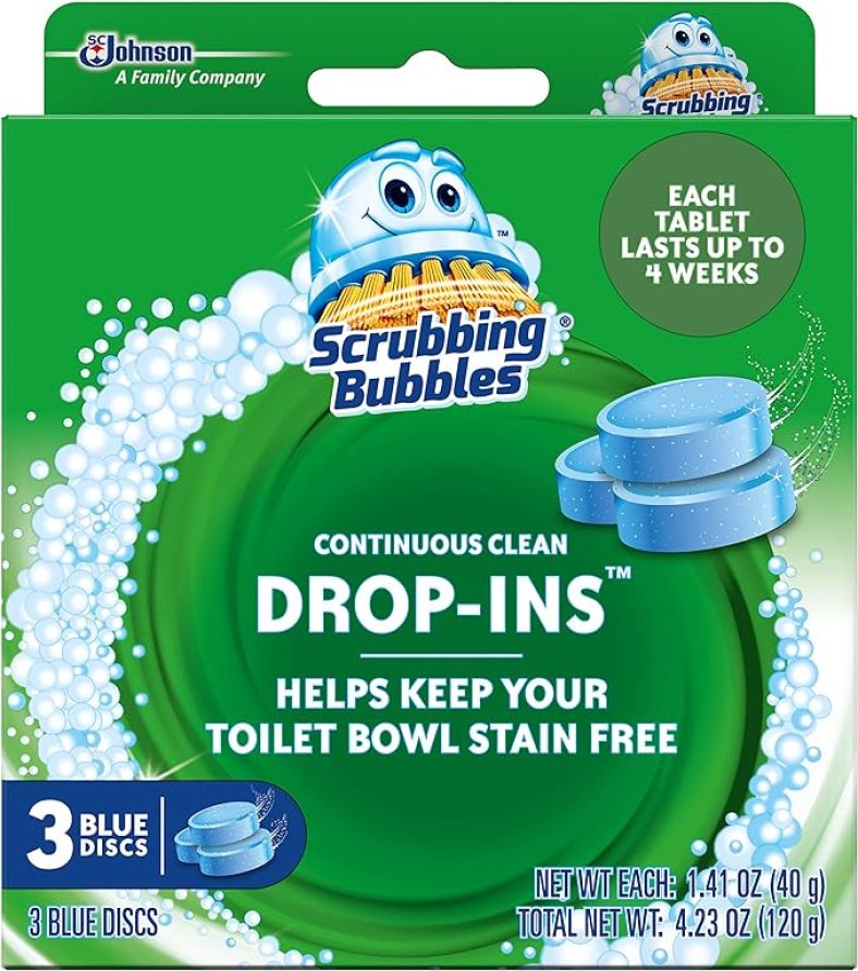 Buy 2 Scrubbing Bubbles Continuous Clean Drop-Ins Toilet Cleaner Tablet, 3 Ct