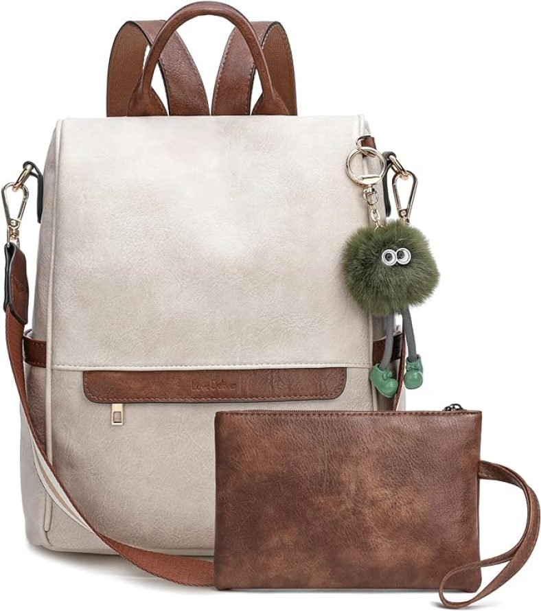 Backpack Purse for Women Leather Fashion Designer Ladies Shoulder Bags Travel Backpacks